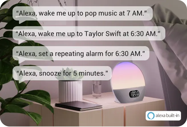 WiiM Wake-up Light Alexa 1