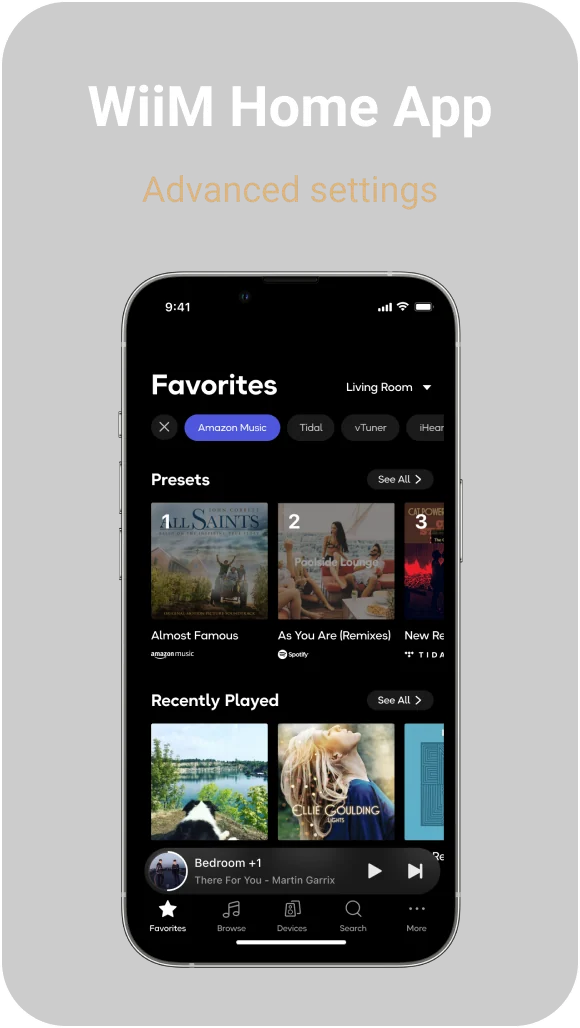 WiiM Home App - complete control from your phone