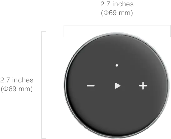 Dimensions for WiiM Mini
