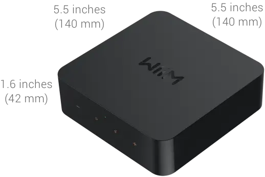 Dimensions for WiiM Pro Plus