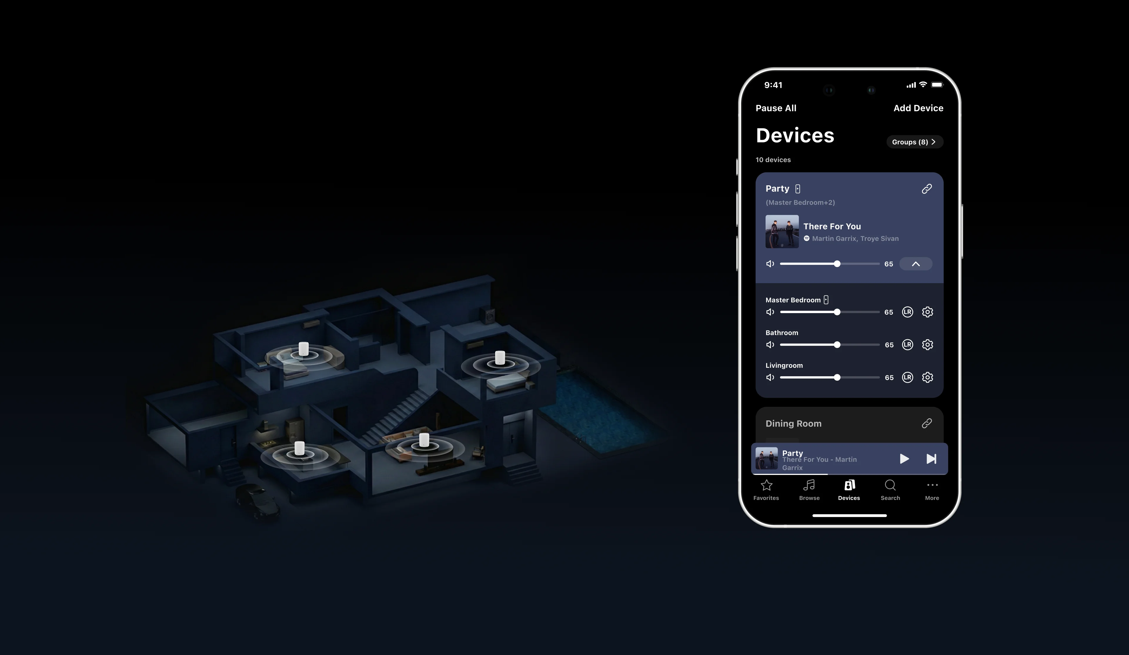WiiM Sound Lite every room
