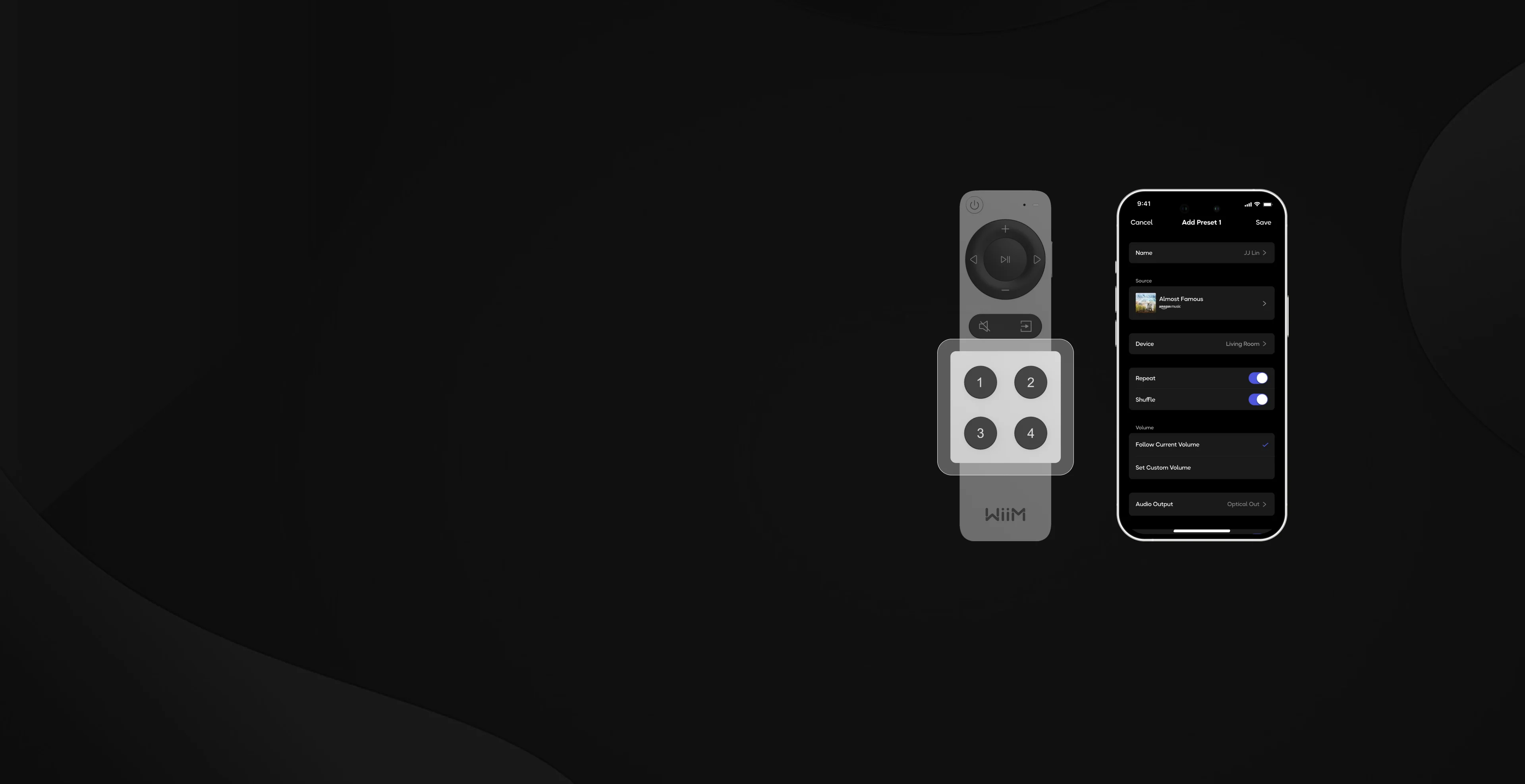 WiiM Voice Remote instant
