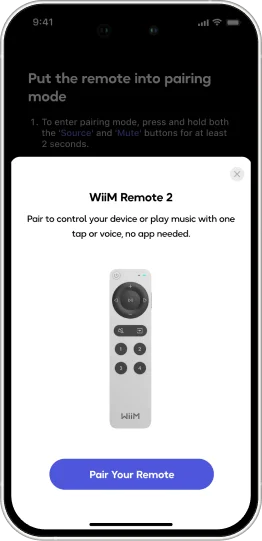 WiiM Voice Remote step 2