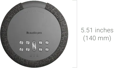 Dimensions for WiiM A10
