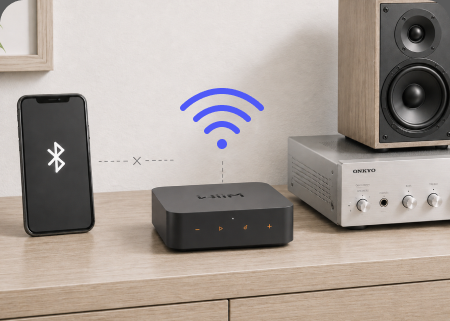 WiiM Pro streaming over Wi-Fi instead of Bluetooth